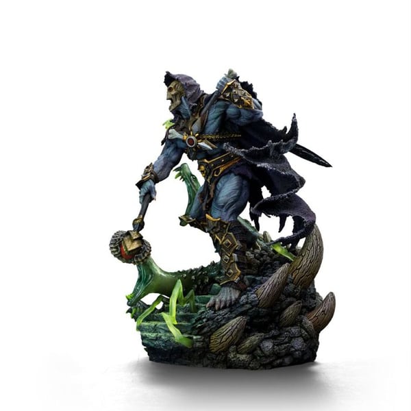 Statuett - IRON STUDIOS - Skeletor Unleashed - 1/10 Deluxe Art Scale - Mästarna i Universum - 23 cm