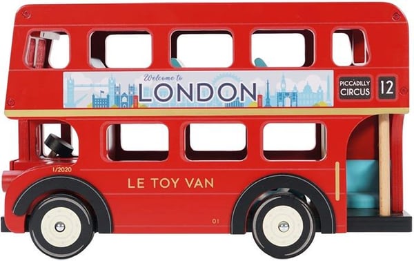 Early Age Toy - Le Toy Van - London Bus - Drenge - 3 år - Interiør - Rød