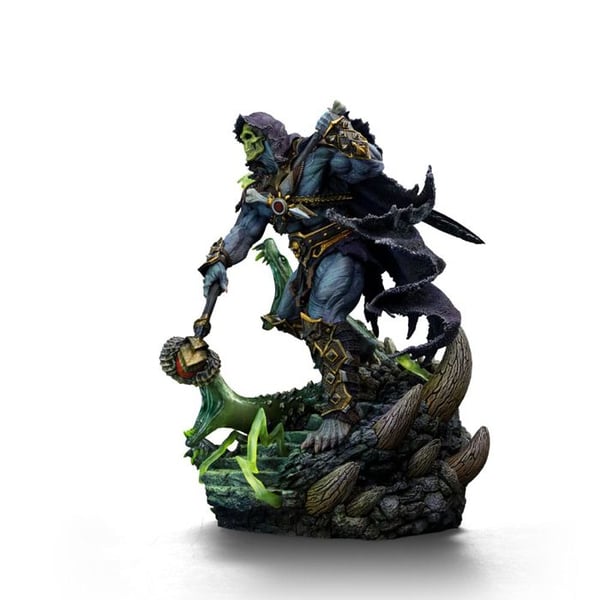 Statuett - IRON STUDIOS - Skeletor Unleashed - 1/10 Deluxe Art Scale - Mästarna i Universum - 23 cm