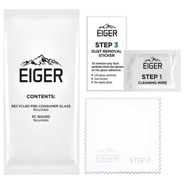 Härdat Glas - EIGER - iPhone Air - Antispion - 9H - 0,33 mm