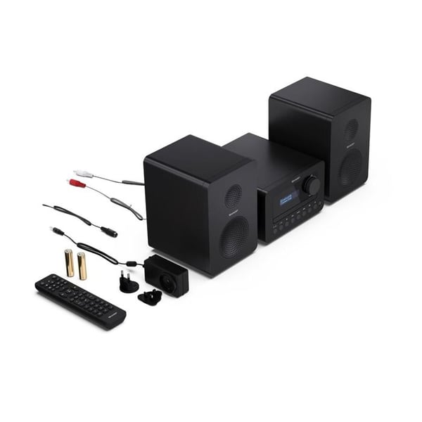 Mikrofon ljudsystem - SHARP - XL-B520D - Bluetooth - CD-spelare - DAB+/FM-mottagare