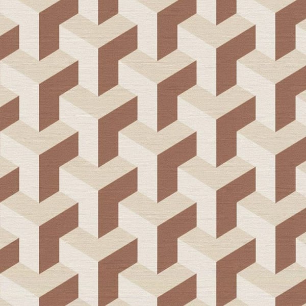 Papper i non-woven 781503 creme röd mönster Daniel Hechter 7 grafisk A.S. Creation