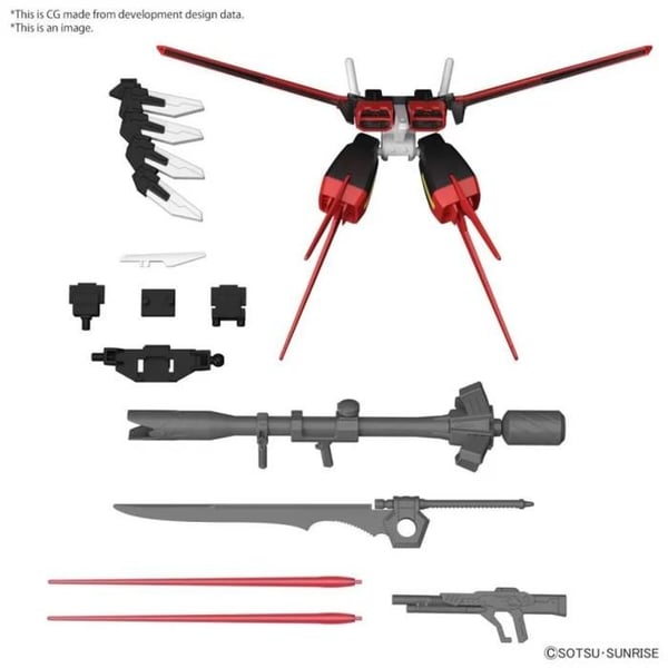 GUNDAM - Alternativa Delar Set Gunpla 01 (Aile Striker) - Modellkit
