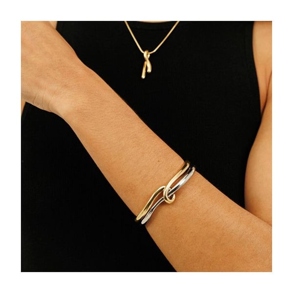 Båda färgade armband i stål 1580703
