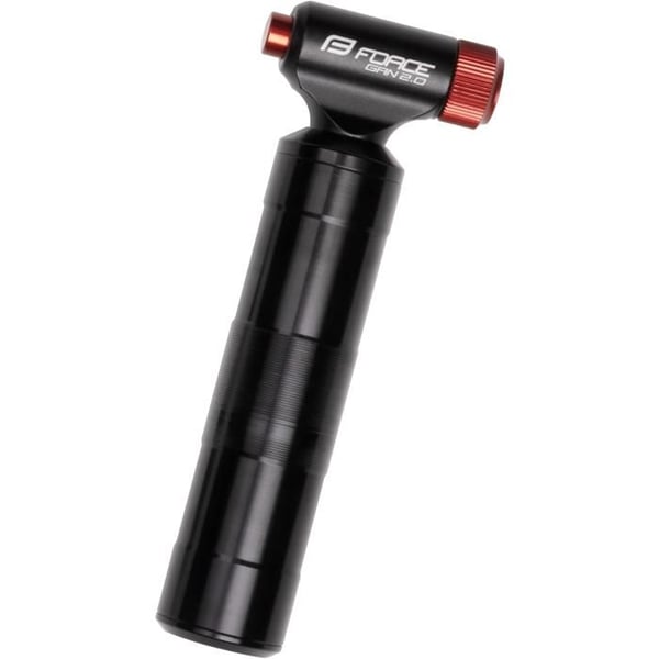 CO2-pump - FORCE - Gan 2.0 - Fodral ingår - Längd 125 mm - Vikt 52,5 g