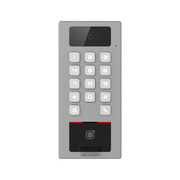 Åtkomstkontroll med IP65 IK09-kamera - Fingeravtryck, MF DESFire, QR-kort och PIN - 10 000 användare | 300 000 registreringar