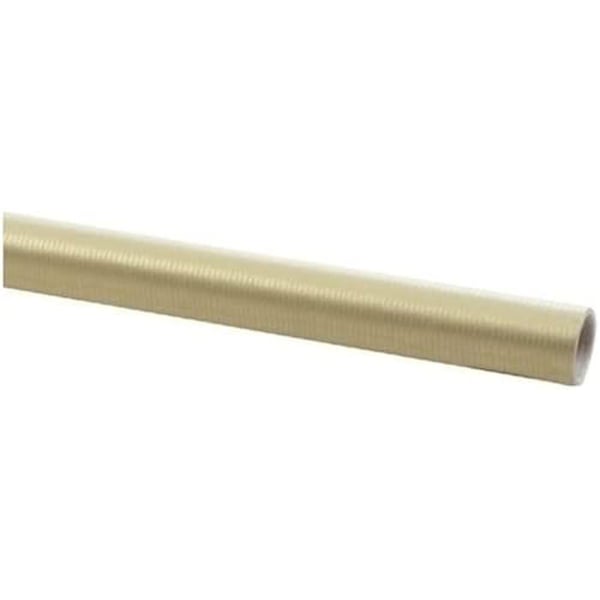 Kraftförpackningsrulle - FABRISA - 1 x 3 m - Färg guld - Färg brun - Tryckt