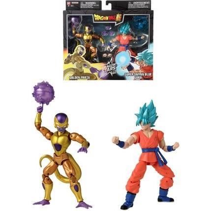 Dragon Ball Super Dragon Stars 17 cm statyett - Golden Frieza vs Super Saiyan Blue Goku - BANDAI