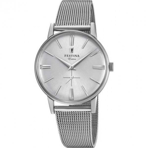 Klocka - FESTINA - F20252/1 - Stål - Milanese armband - Vattentålighet 30m