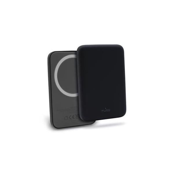 Trådløs powerbank - PURO - Slim Power Mag - 4200 mAh - MagSafe iPhone 12/13/14/15 - Sort