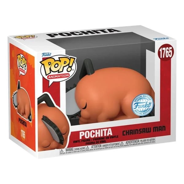 Chainsaw Man POP! Movies Vinylfigur på 9 cm Sleeping Pochita Exklusiv