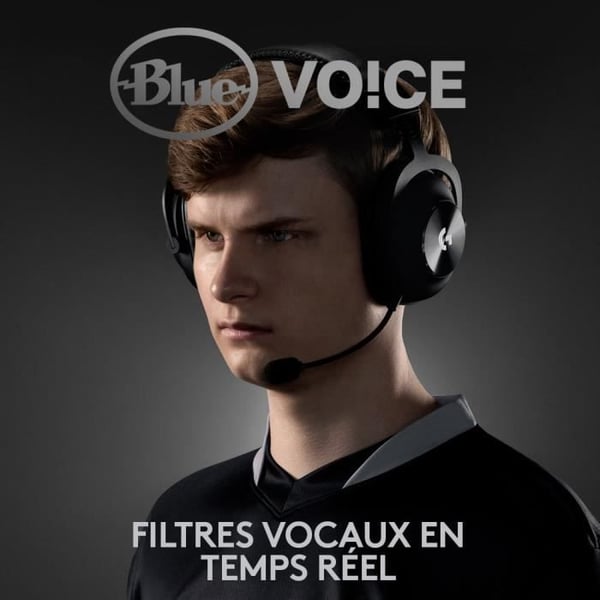 Gamer headset - Trådlös - Logitech G - Pro X - Bluetooth - PC - Svart