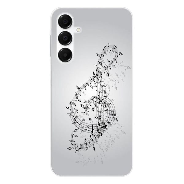 Silikonfodral - Kompatibel med Samsung Galaxy A36 5G - design med noter som dansar
