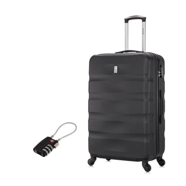 Resväska Större Storlek 75cm 23kg | Resväska CELIMS AeroWave | 360-hjul | Lås | Svart