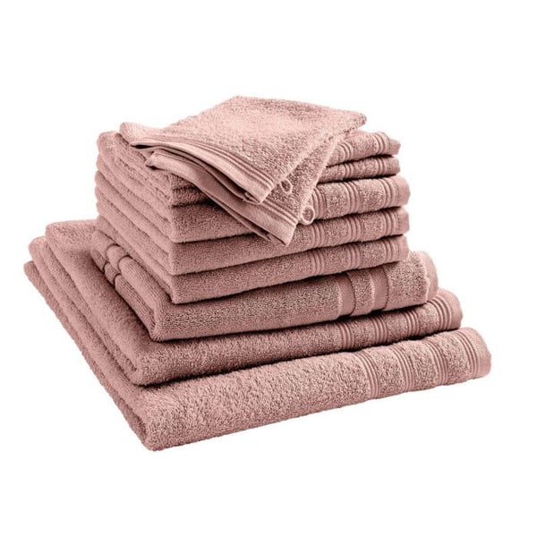 Komplett set 10 delar "Spa" badrum / 400 gr/m² - "Spa" Gamla Rosa