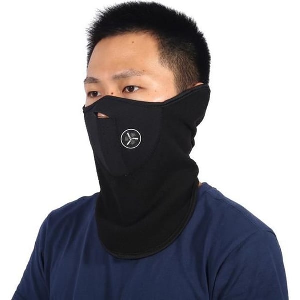 Cache-cou - SIBON - Anti-frost - Svart - Polyester - 54x28 cm