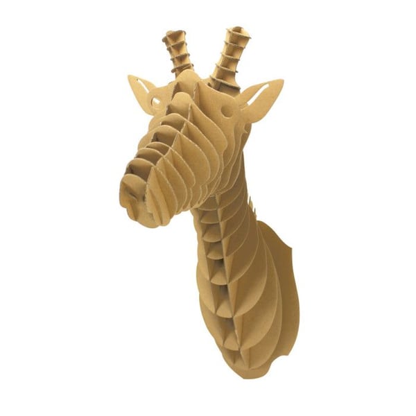 Trofé - PICWIC - Giraff - 58x19x41 cm - Kartong - Anpassningsbar dekoration