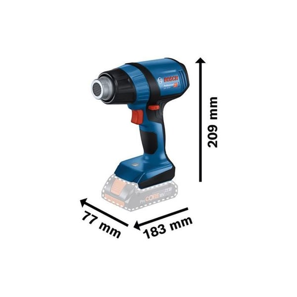 "BOSCH GHG 18V-50 PROFESSIONAL varmepistol - Uden batteri eller oplader - 06012A6501"