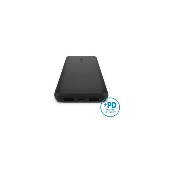 Extern batteri - BELKIN - 20 000 mAh - USB-A & USB-C - 15 W - Svart