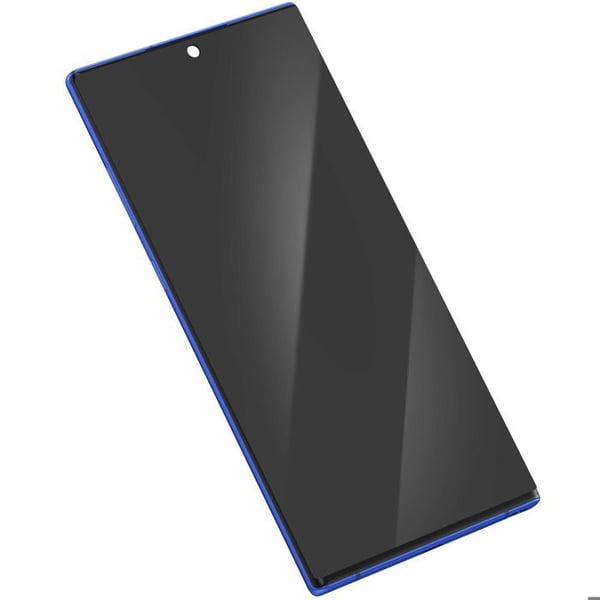 Skärm för Samsung Note 10 Plus LCD + Pekglas + Original Samsung Chassi Blå