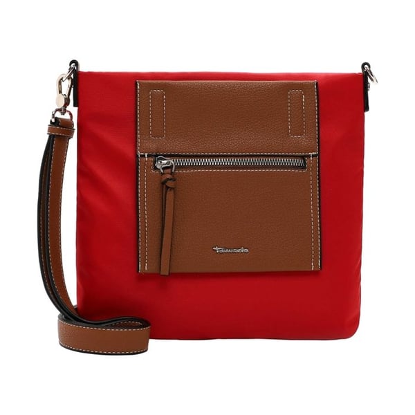 Axelväska - TAMARIS - Fabrizia Crossbody Bag - Röd - 100% polyester - 27x24x6 cm