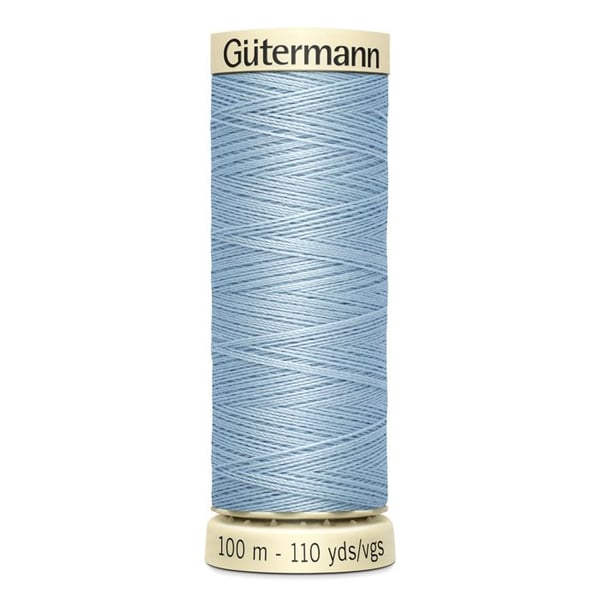Set med 5 spolar 100m Tråd 100% polyester Gutermann Ref 788988 - Att 75 - strandglas