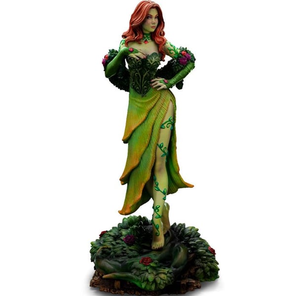 Staty - IRON STUDIOS - Poison Ivy - Skala 1/10 - Flerfärgad - Harpuni - Inomhus