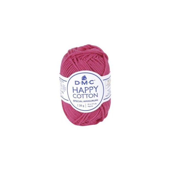 DMC - Natura Happy Cotton 3mm 20g Amigurumi och Virkning Col. 755 rosa
