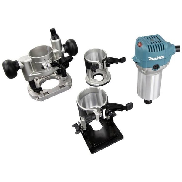 Multifunktionsfräsmaskin - MAKITA - RT0702CX2J - 710 W - LED-lampa - Snabb byte av fräsar