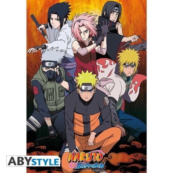 Affisch Naruto Shippuden - Grupp - filmad rulle (91,5 x 61) - ABYstyle