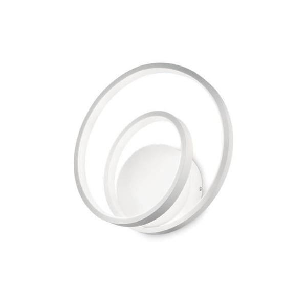 Vägglampa LED - Swirl - Vit - 3000K - Metall - Modern design