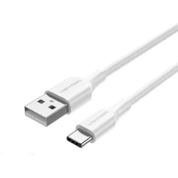 USB-kabel - VENTION - CTHWF - 1 m - USB 2.0 till USB-C - Vit