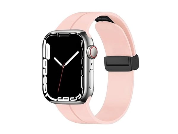 Armband för Apple Watch 42/44/45mm Sport med magnetlås Rosa