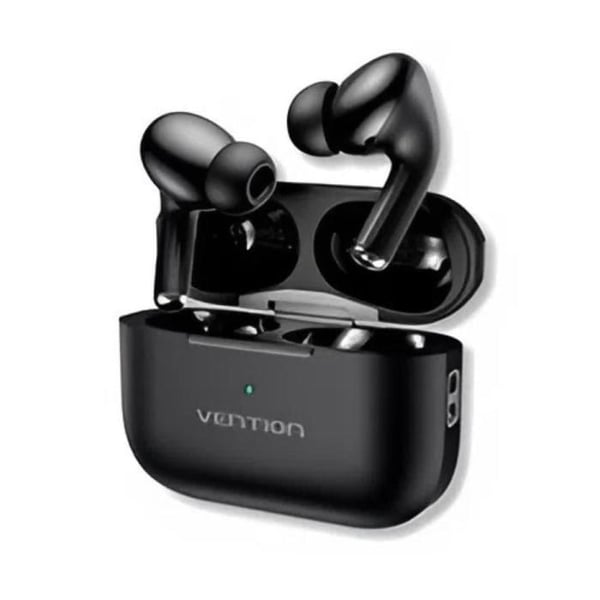 Vention Echo Lite E11 Bluetooth-hörlurar med laddningsetui - Batteritid 6h - Svart