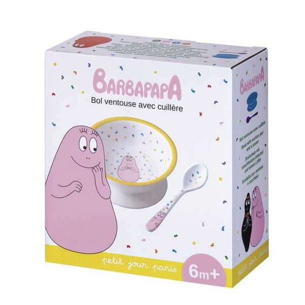 Sugskål med sked Barbapapa