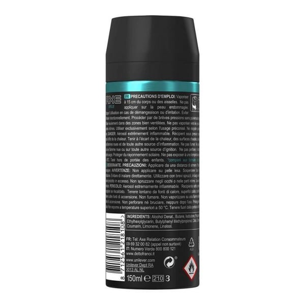 Deodorant i spray - AXE - Apollo - 150 ml - För män - Fräsch doft