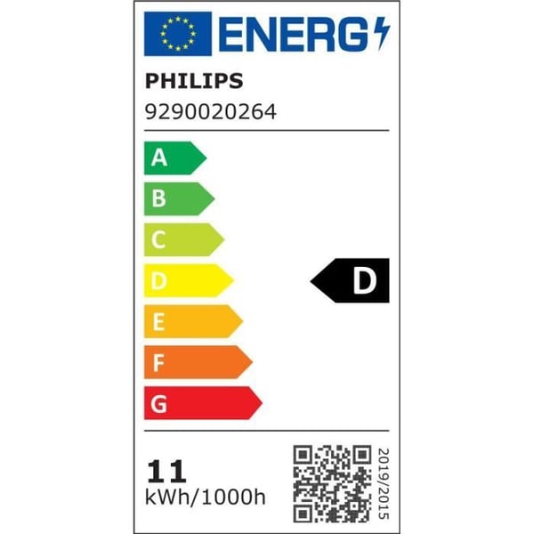 Philips LED-lampa Ekvivalent100W E27 Varmvit, ej dimbar, glas, set om 2