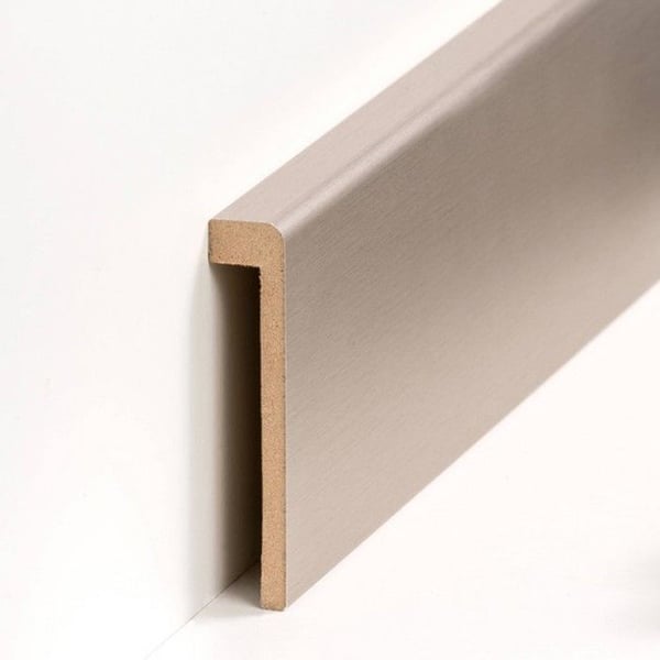PROVISTON Kakelskiva upp till 85 mm Höjd 19 x 96 x 2500 mm Krämbelagd MDF-kärna 25 meter | 10 stycken