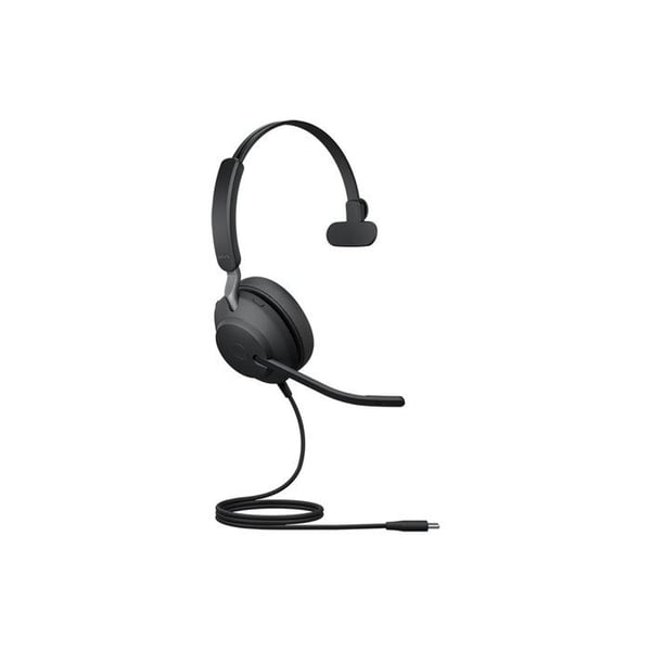 Micro-hoeslurar USB-C Jabra Evolve2 40 SE UC Mono - Över-örat - Ljudisolering - Bullerdämpande