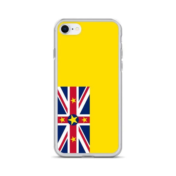 Mobilskal - PIXELFORMA - Niue Flagga - Kompatibel med iPhone 6S Plus - Mjuk - Stötbeständig - Silikon