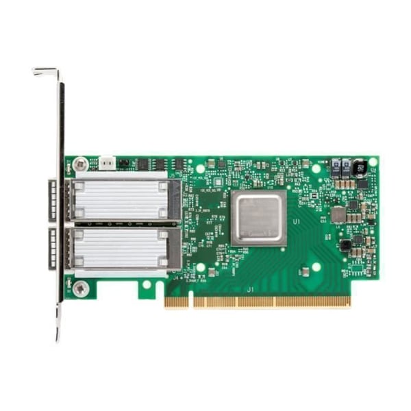 Mellanox ConnectX-5 EN PCIe 4.0 x16 Low Profile 40 Gigabit QSFP28 x 2 nätverksadapter- REFURBISHED