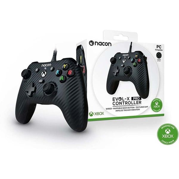 Gamepad - NACON - Evol X Pro Carbon - Trådbunden - Svart - Vibration