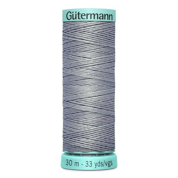 Fil 100% siden gråbeige - Sæt 5x30m - Att 840