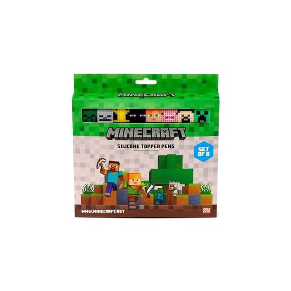 Stylo Puckator Minecraft Toppare Finskrift (x8)