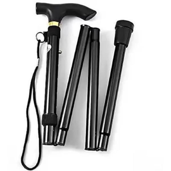 Fällbar promenadkäpp - Justerbar 86-97 cm - Aluminiumlegering - Halkfri