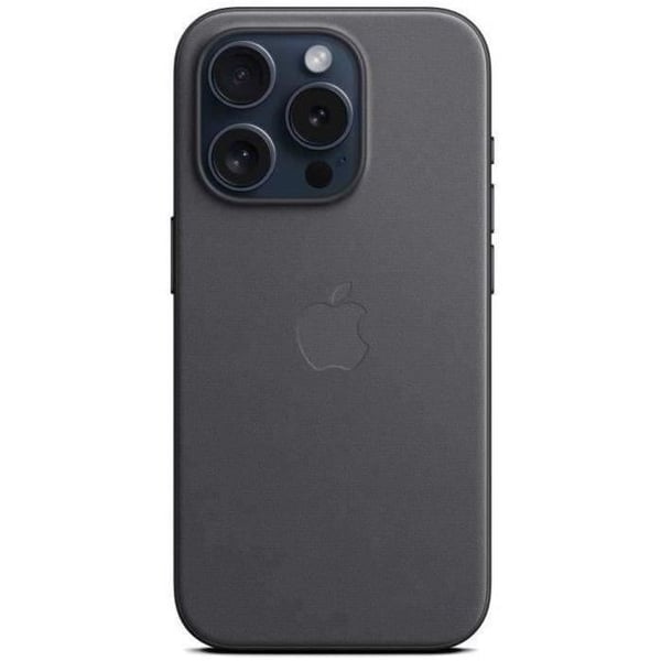 Skal och mobiltelefonfodral för Apple Finsnittsömskal med MagSafe för iPhone 15 Pro - Svart