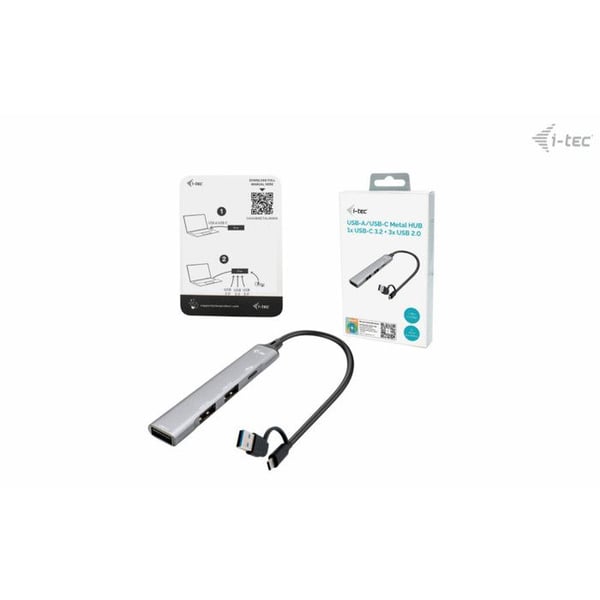 I-TEC USB-A/USB-C Metall HUB US