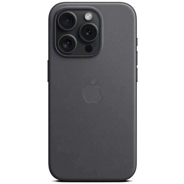 Skal och mobiltelefonfodral för Apple Finsnittsömskal med MagSafe för iPhone 15 Pro - Svart