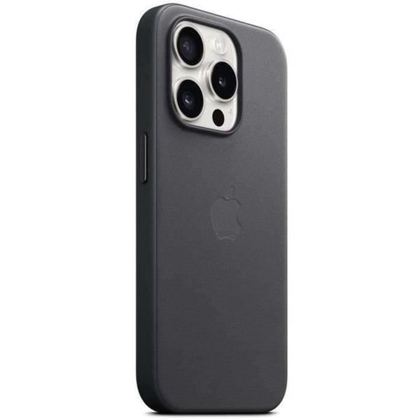 Skal och mobiltelefonfodral för Apple Finsnittsömskal med MagSafe för iPhone 15 Pro - Svart