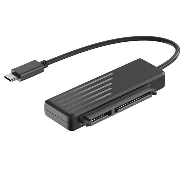 USB-C till SATA-kabel för extern hårddisk HDD 2,5" SSD 2,5" SATA I II III Plug&Play kompatibel med Windows Mac OS Linux Phonillico®